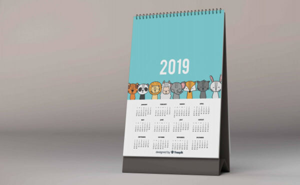 Desk & Table Top Calendar