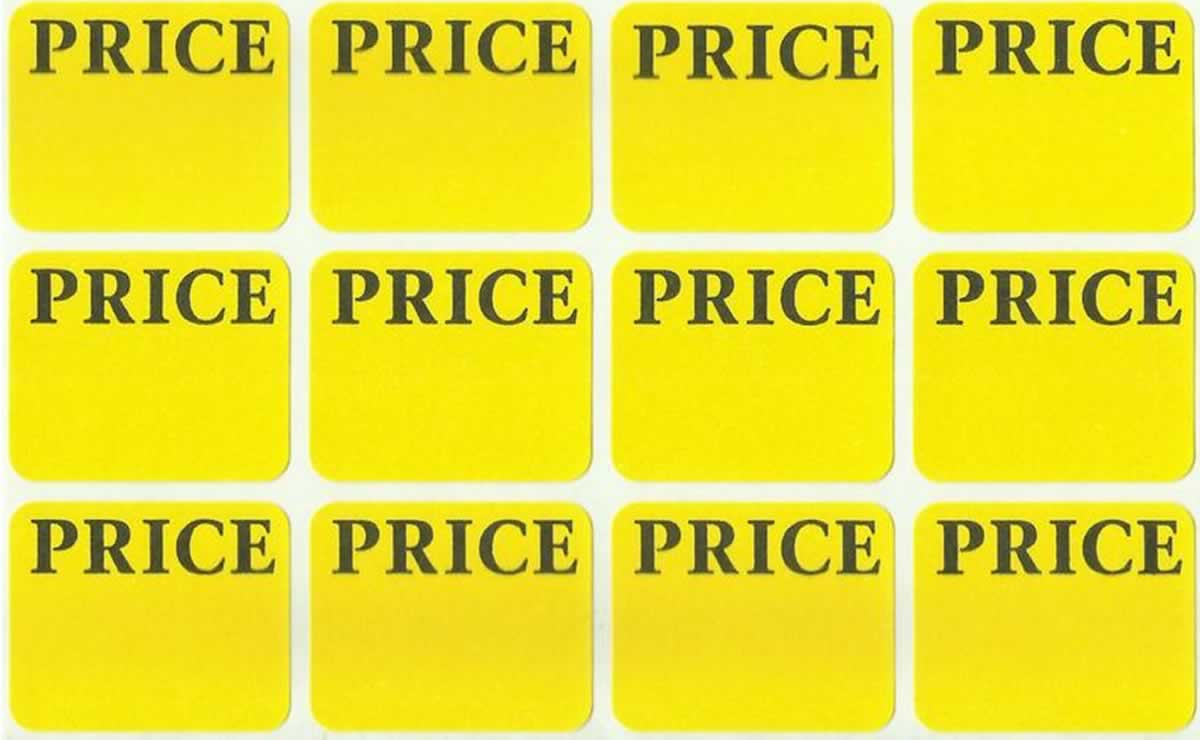 Price LABEL STICKERS - Printing company in lagos